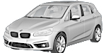 BMW F45 P225B Fault Code